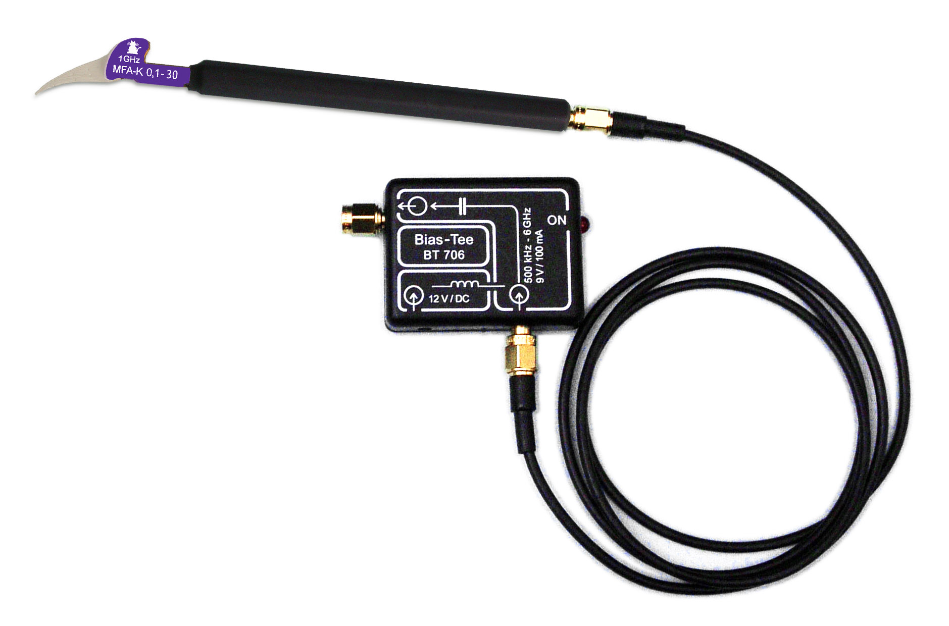 Micro probe MFA-K 0.1-30 with Bias-Tee BT 706